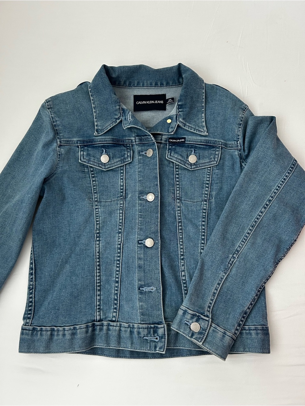 Calvin Klein Jeans Medium Blue Denim Jacket